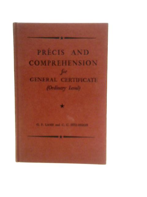 Precis and Comprehension Certificate