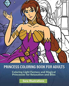 Princess Coloring Book for Adults 