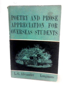 Poetry and Prose Appreciation for Overseas Students 