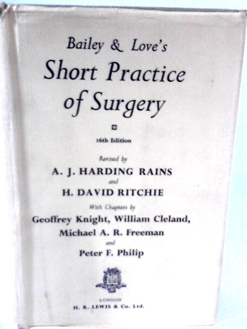 Bailey and Love's Short Practice of Surgery