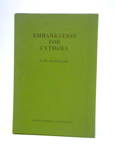 Embarkation for Cythera: a Cycle of Poems