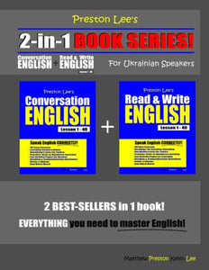 Preston Lee's 2-in-1 Book Series! Conversation English & Read & Write English Lesson 1 - 40 For Ukrainian Speakers 