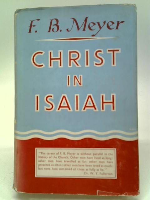 Christ In Isaiah.