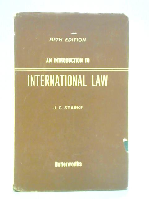 An Introduction to international Law