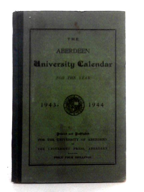 Aberdeen University Calendar 1943-1944