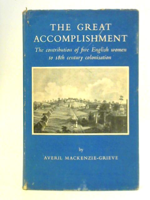 The Great Accomplishment