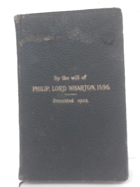 The Book Of Common Prayer