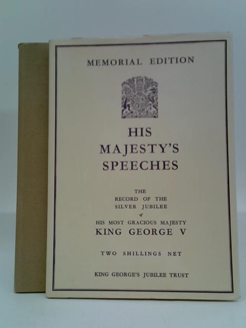 His Majesty's Speeches