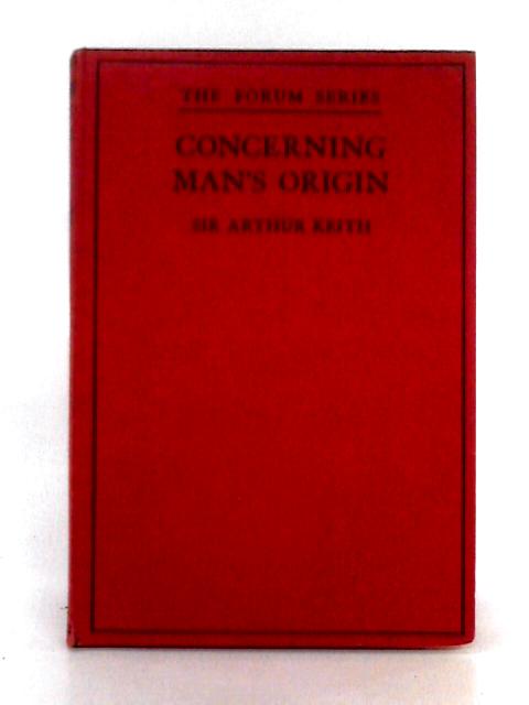 Concerning Man's Origin