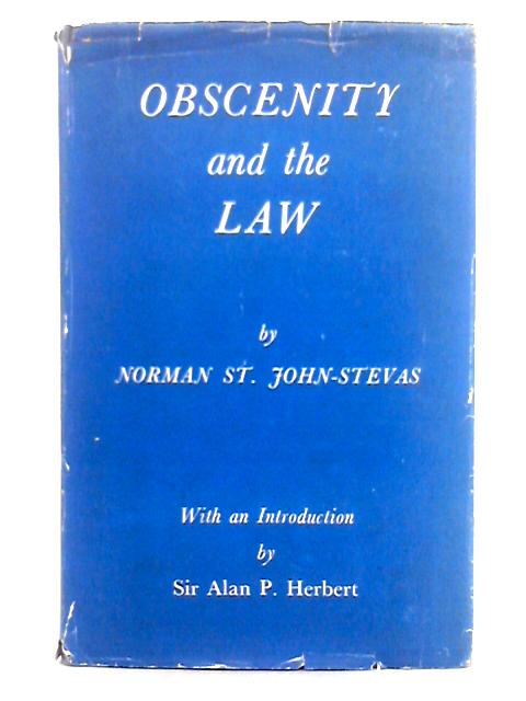 Obscenity and the Law