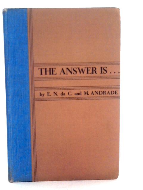 The Answer is...
