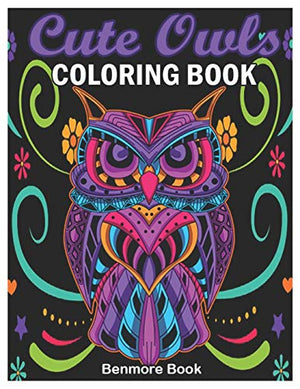Cute Owls Coloring Book