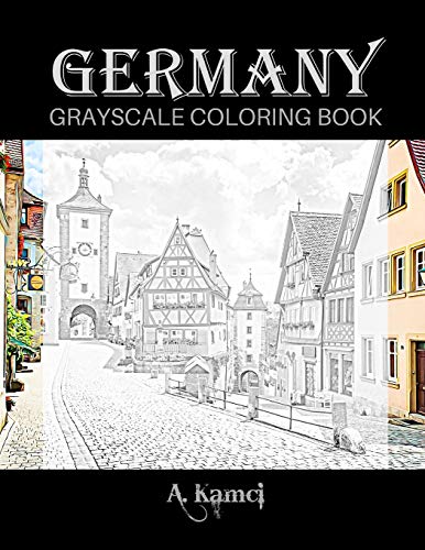 Germany Grayscale Coloring Book