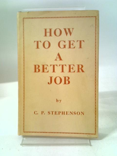 How To Get A Better Job