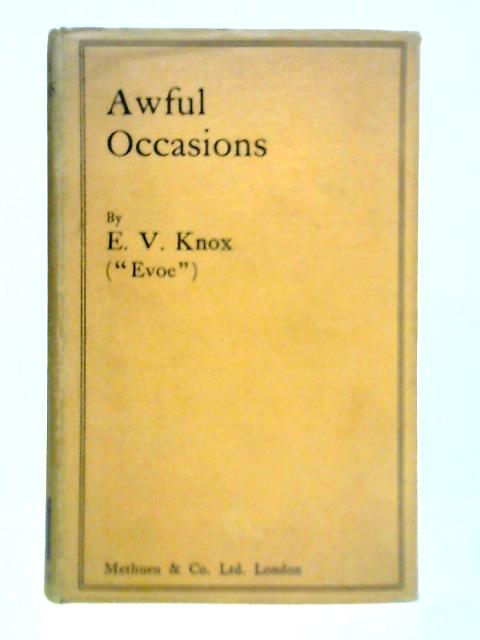 Awful Occasions