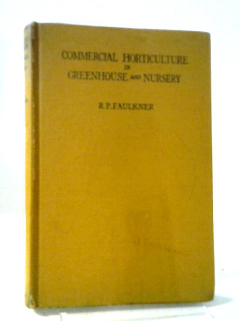 Commercial Horticulture in Greenhouse and Nursery