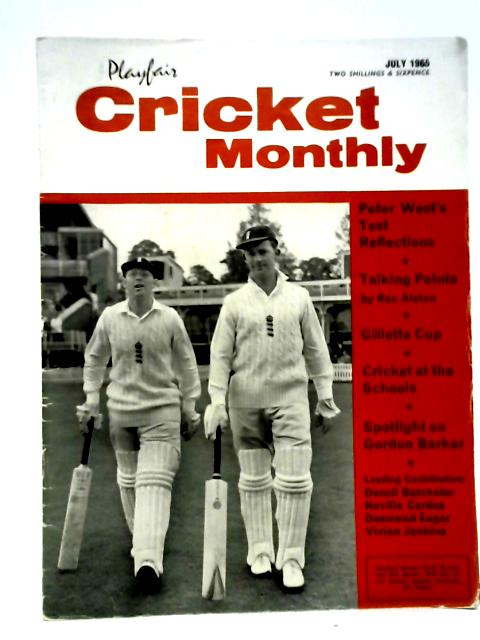 Playfair Cricket monthly [july 1965] (peter west's test reflections)