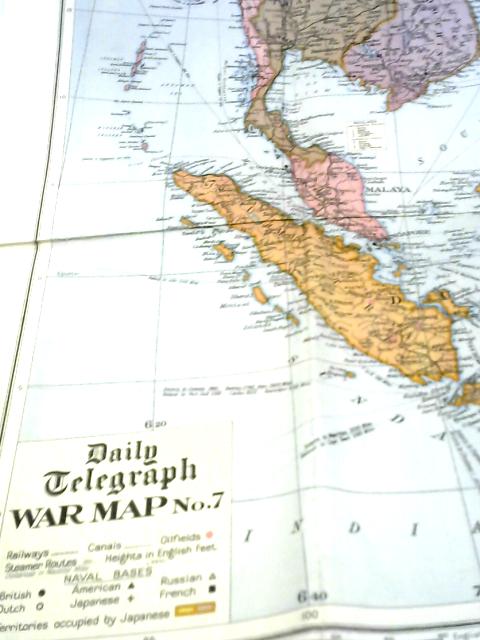 Daily Telegraph War Map of the Far East: Map No. 7