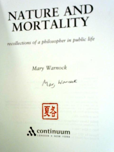 Nature and Mortality