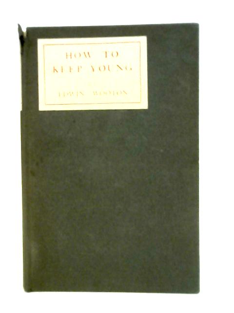 How to Keep Young