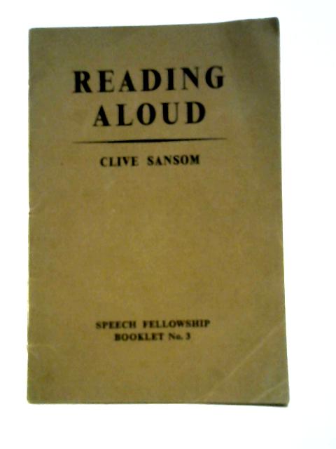 Reading Aloud