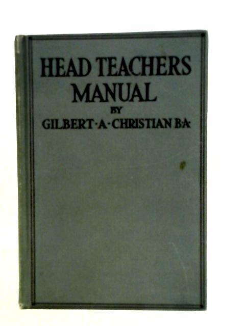 Head Teachers Manual