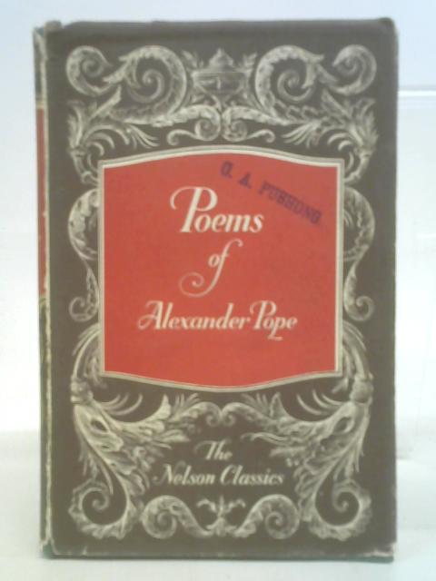 The Poems of Alexander Pope