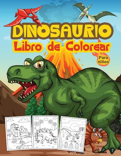 Dinosaurios Libro de Colorear para Ninos