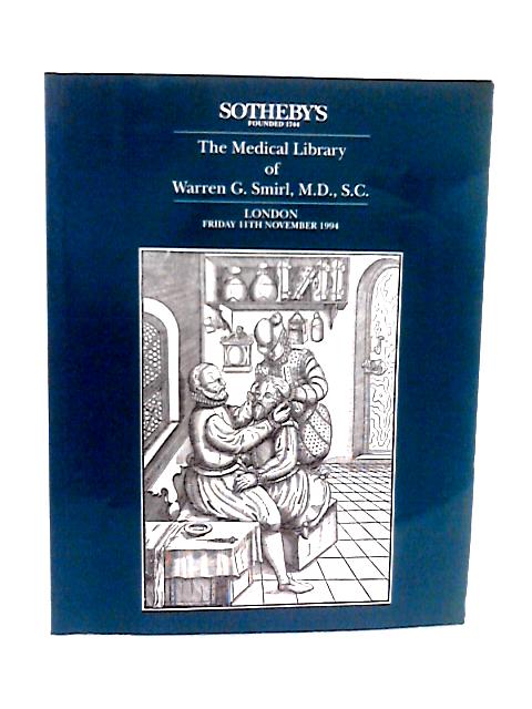 The Medical Library Of Warren G. Smirl