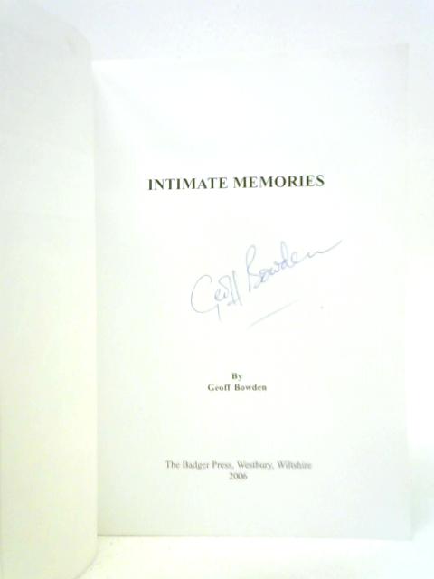 Intimate Memories: The History of the Intimate Theatre, Palmers Green