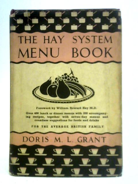The Hay System Menu Book