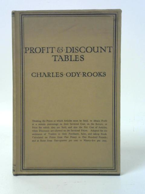 Profit and Discount Tables