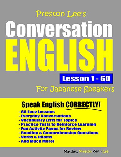 Preston Lee's Conversation English For Japanese Speakers Lesson 1 - 60