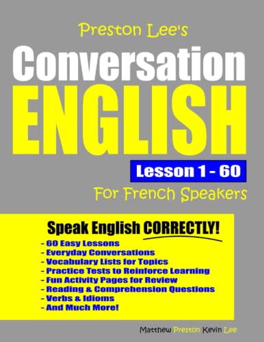 Preston Lee's Conversation English For French Speakers Lesson 1 - 60
