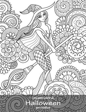 Livro para Colorir de Halloween para Adultos