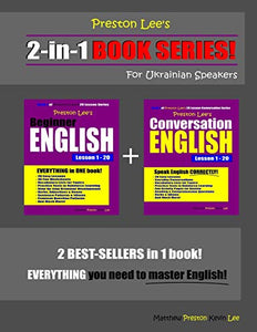 Preston Lee's 2-in-1 Book Series! Beginner English & Conversation English Lesson 1 - 20 For Ukrainian Speakers 