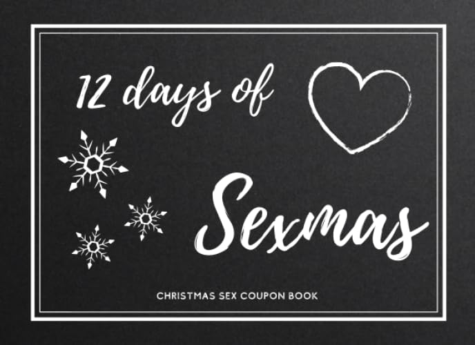 Days of Sexmas Christmas Sex Coupon Book Classy  Sexy Christmas Gift Ideas for Adults Her Him Gift for Boyfriend Girlfriend Husband Wife Birthday Anniversary