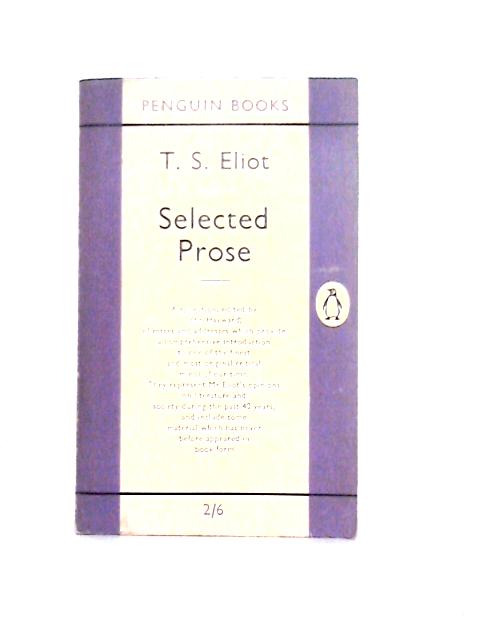 Selected Prose