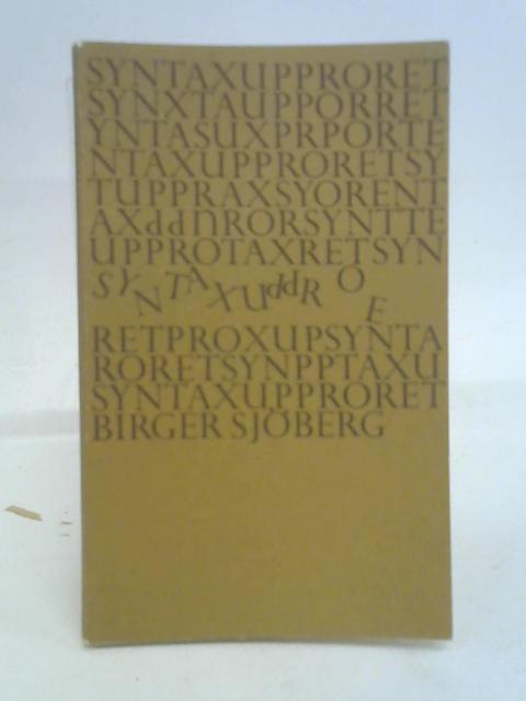 Syntaxupproret