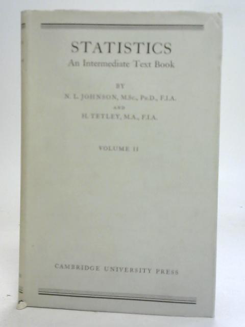 Statistics: An Intermediate Text Book Vol II