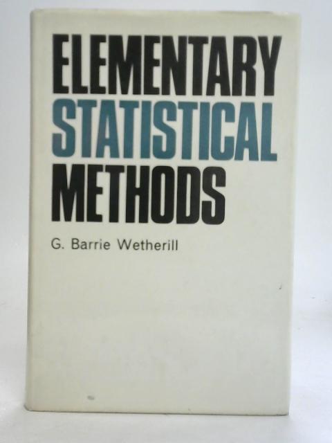 Elementary Statistical Methods