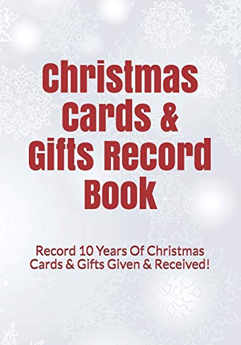 Christmas Cards & Gifts Record Book