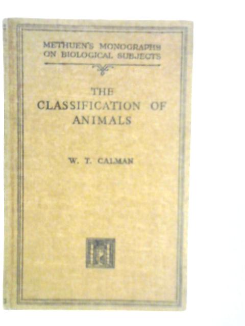 The Classification of Animals: An Introduction to Zoological Taxonomy