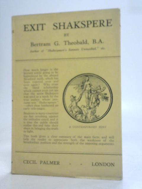 Exit Shakespeare