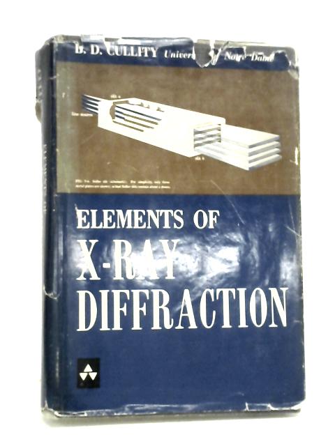 Elements of X-Ray Diffraction