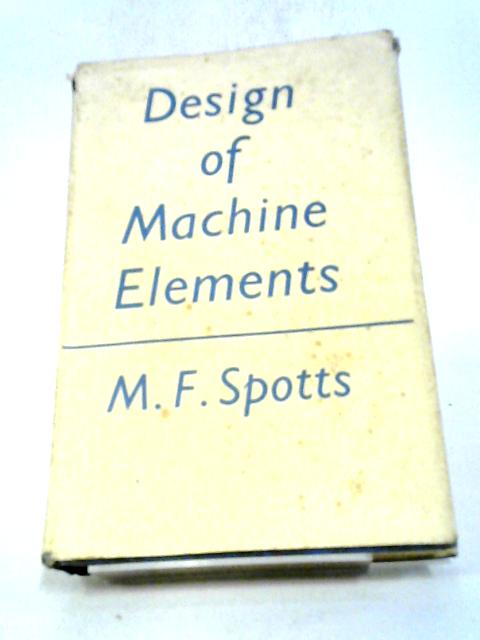 Design of Machine Elements