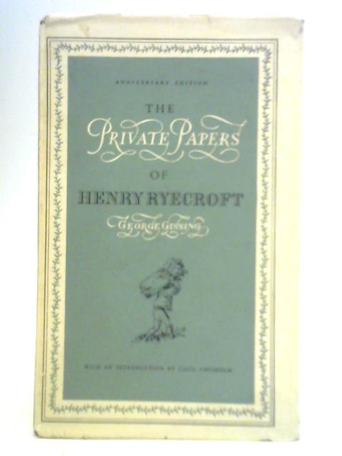 The Private Papers of Henry Ryecroft