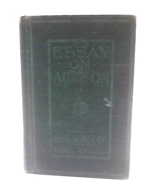 Macaulay's Essay on Addison