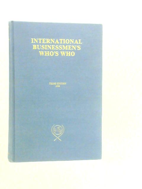 International Businessmen's Who's Who