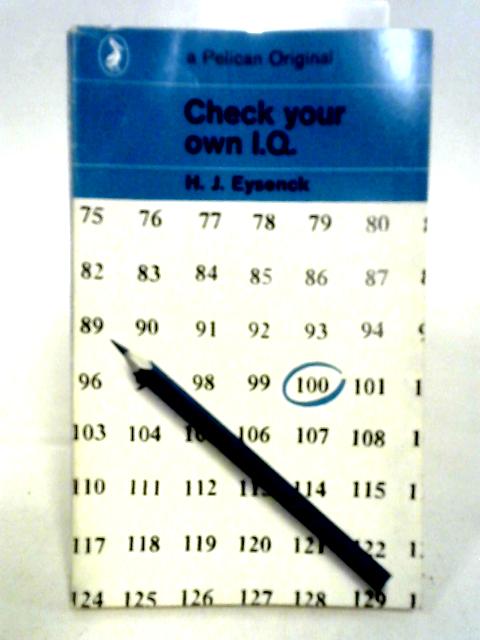 Check Your Own I.Q.